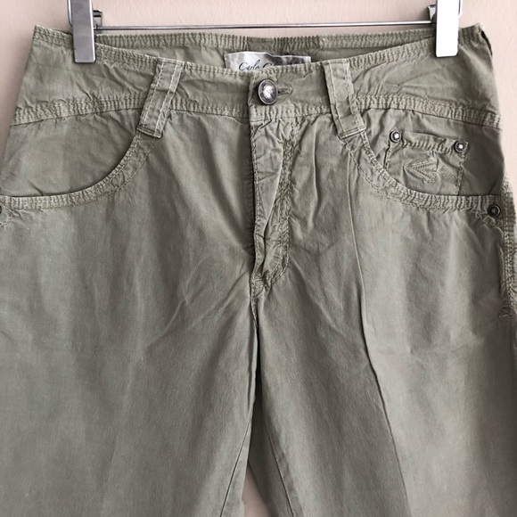 NEW with Tags €135 CARLO CHIONNA Trousers Stretch Garment Dye Made in ITALY - Picture 10 of 10